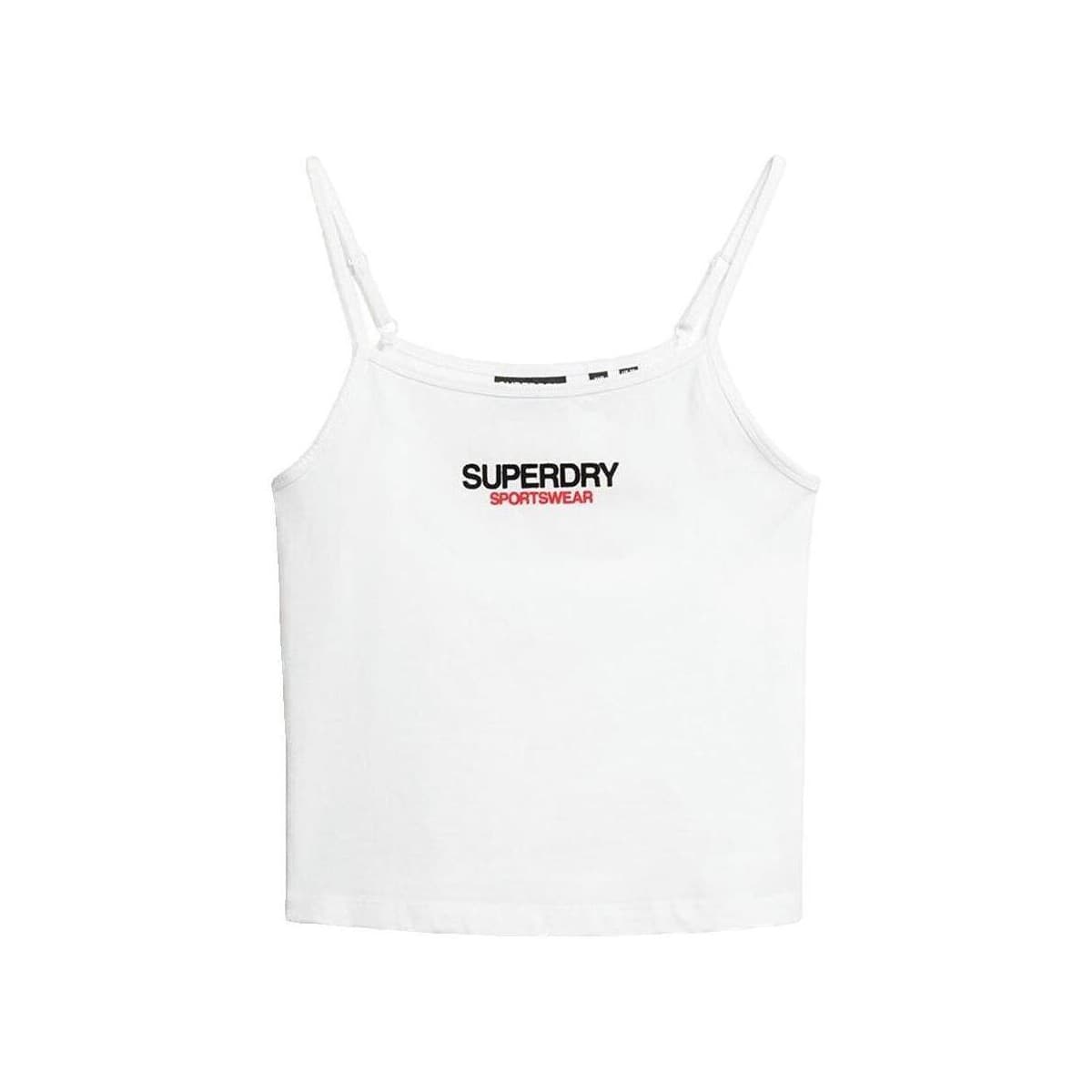Women's Sleeveless Tops Superdry White