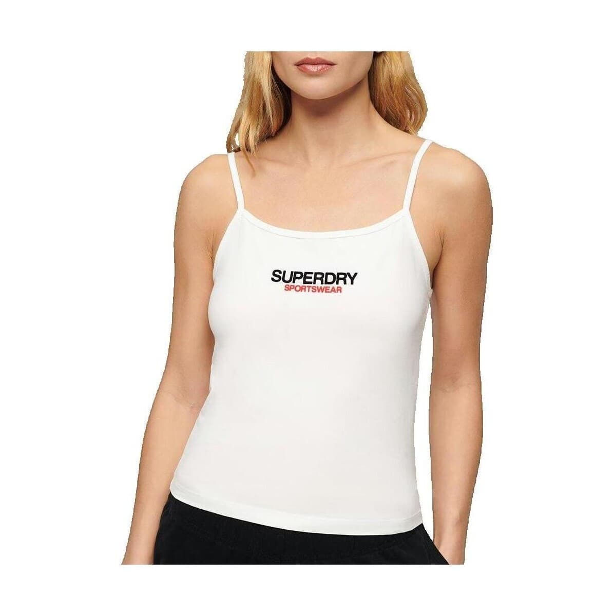 Women's Sleeveless Tops Superdry White