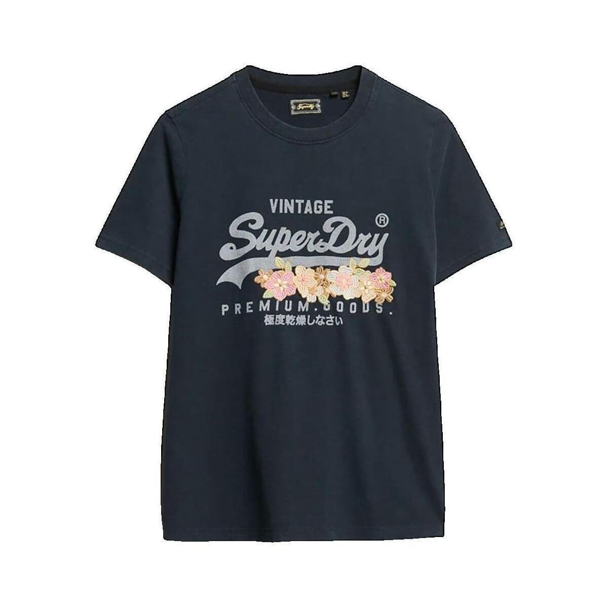 T-shirt με κοντά μανίκια Superdry T-shirt Vintage Logo Premium Floral