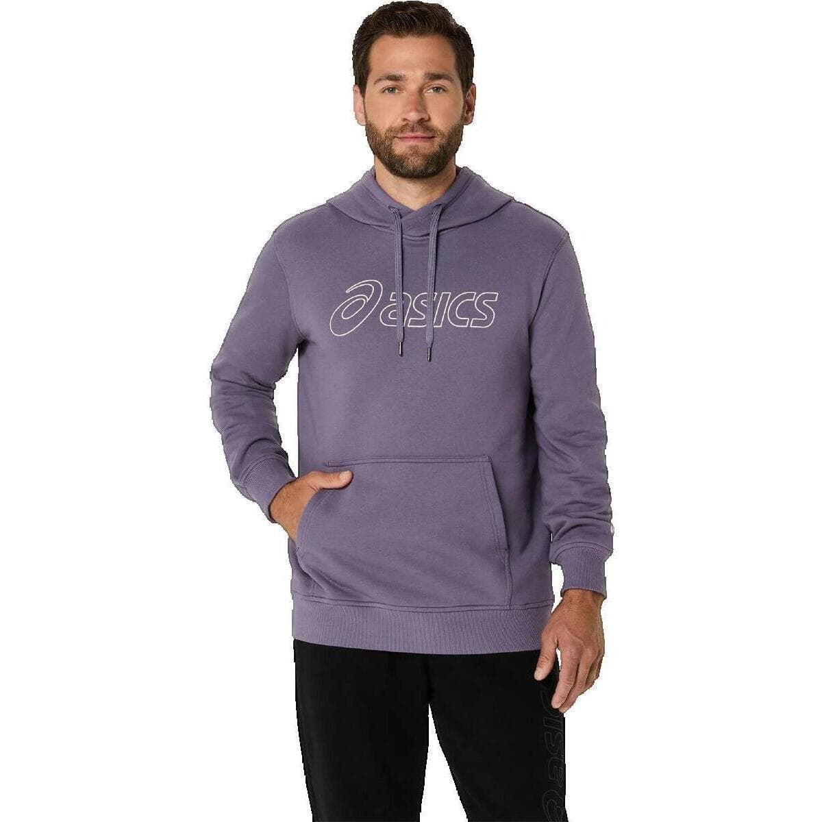 T-shirt με κουκούλα Asics Sweatshirt gris
