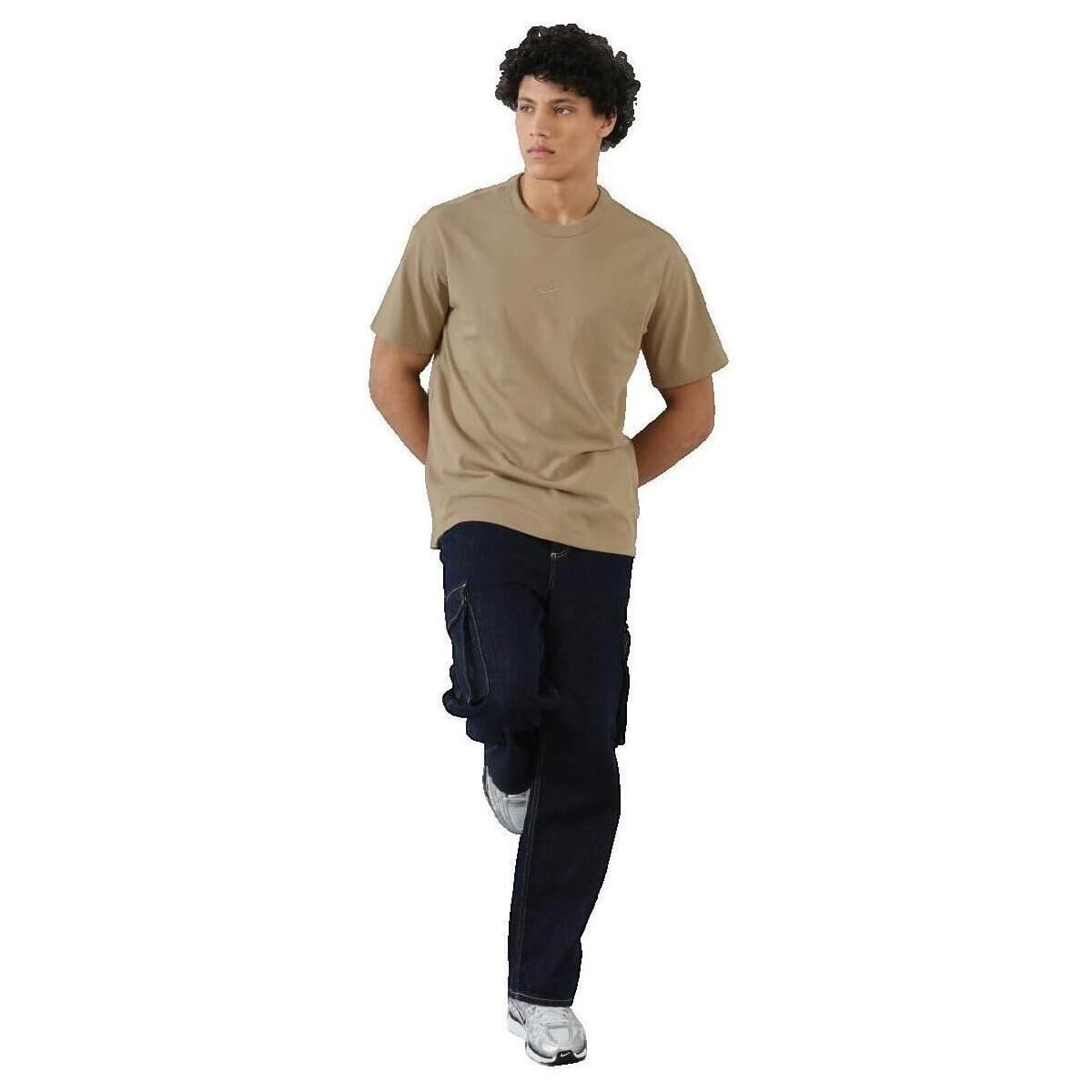 Men's Sports T-Shirts Nike Khaki
