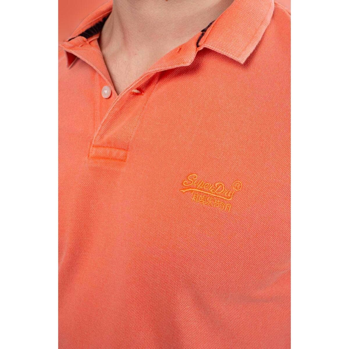 Men's Polo Shirts Superdry Pink