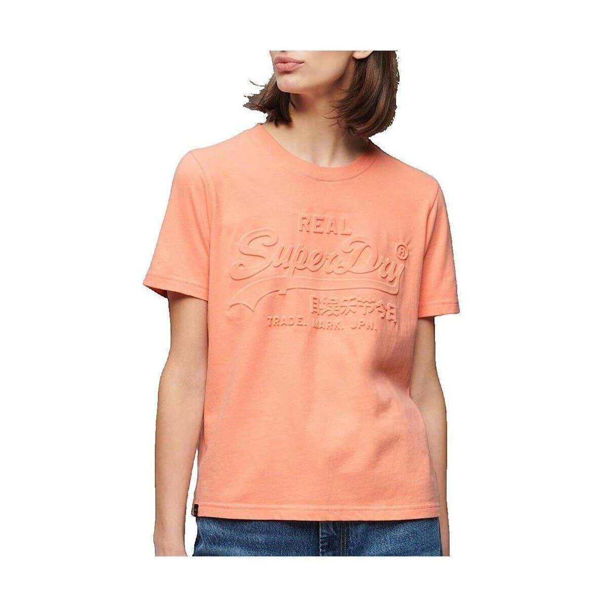 Women's T-Shirts Superdry Pink