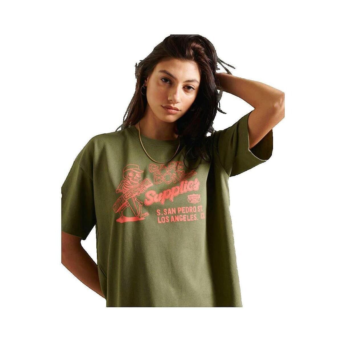 Women's T-Shirts Superdry Blue