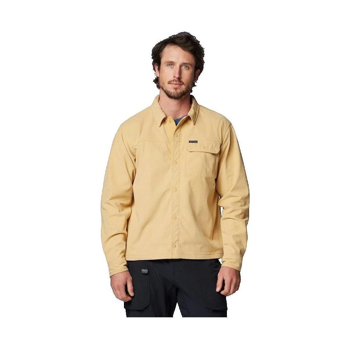 Πουκάμισα Columbia Chemise Flare Gun en velours côtelé beige