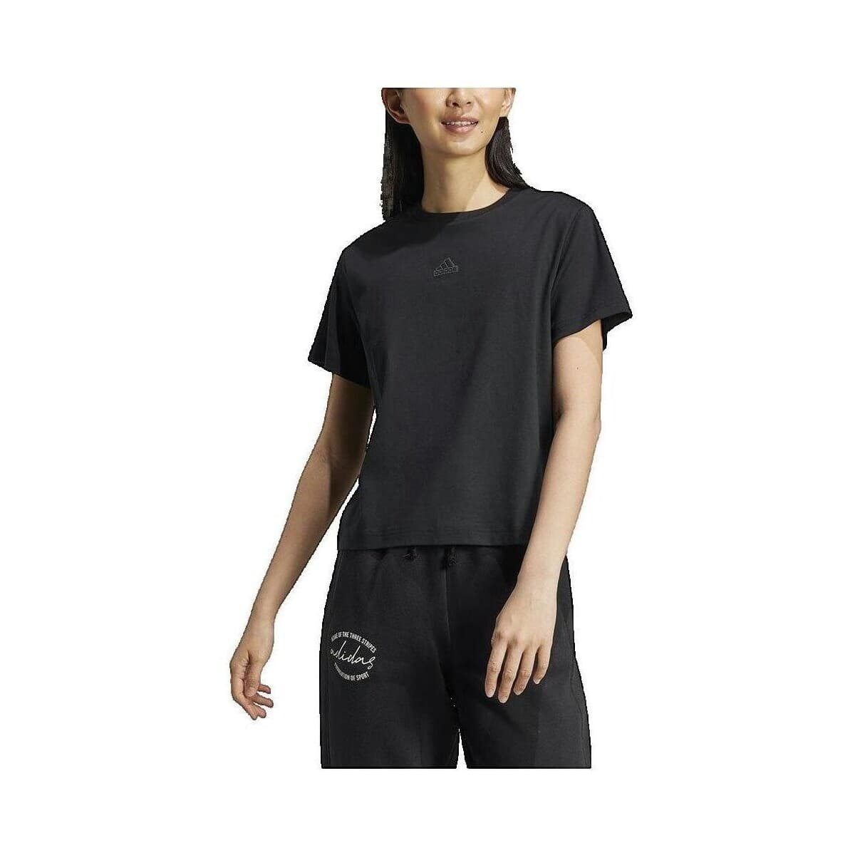 Women's T-Shirts adidas Black