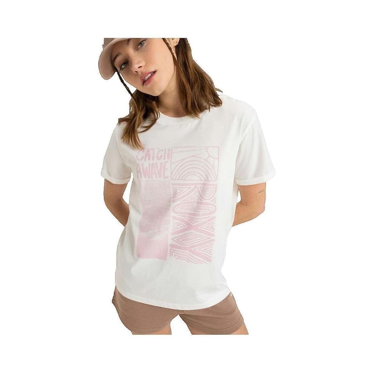 Women's T-Shirts Roxy White