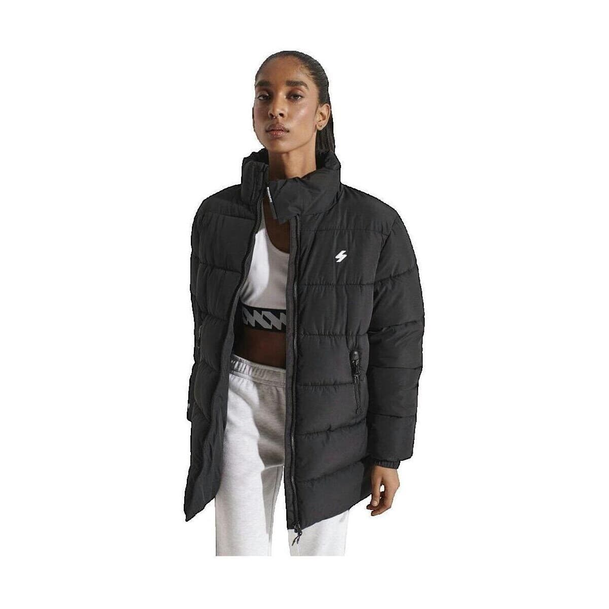 Χοντρό μπουφάν Superdry Doudoune longue coupe ample femme