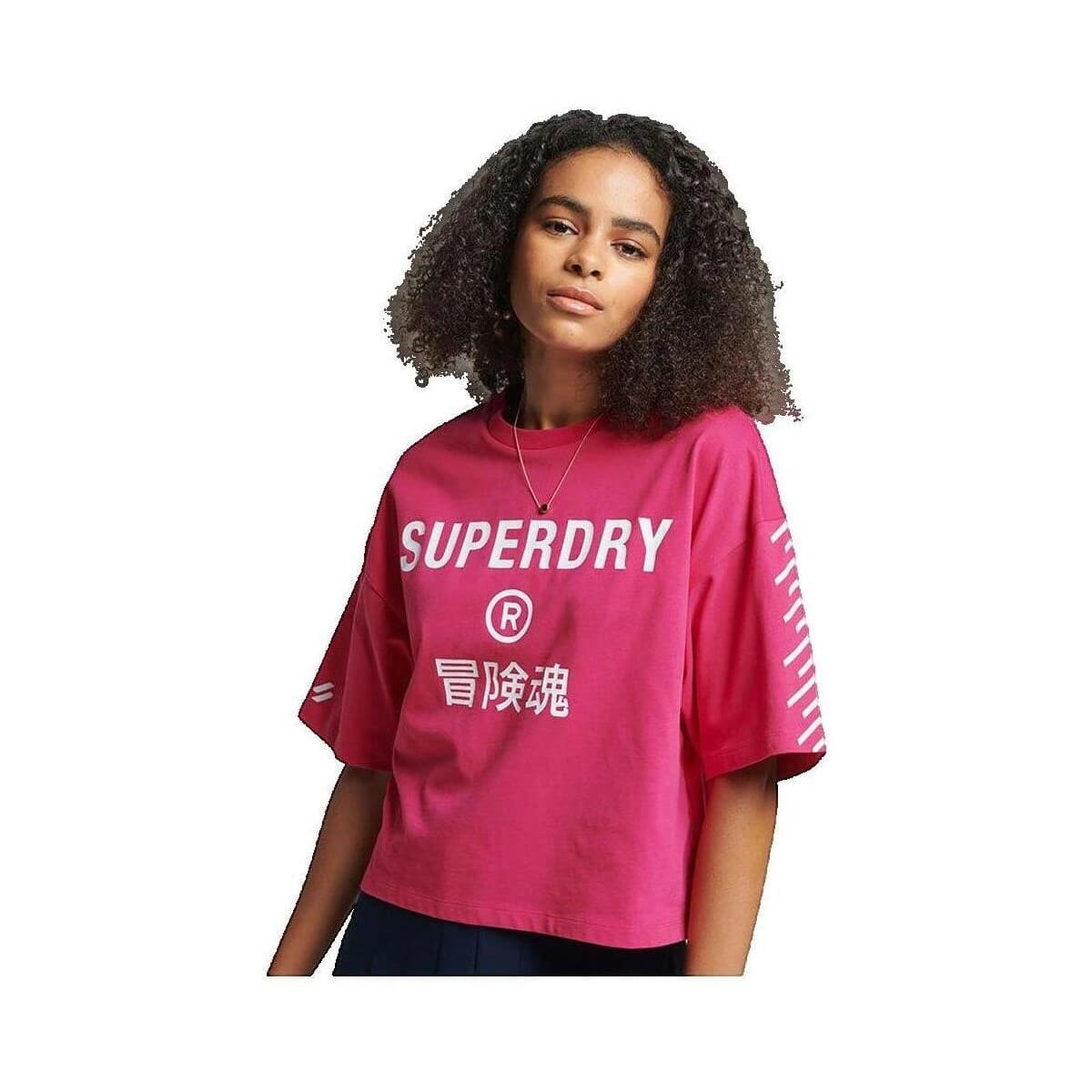 Men's T-Shirts Superdry Pink