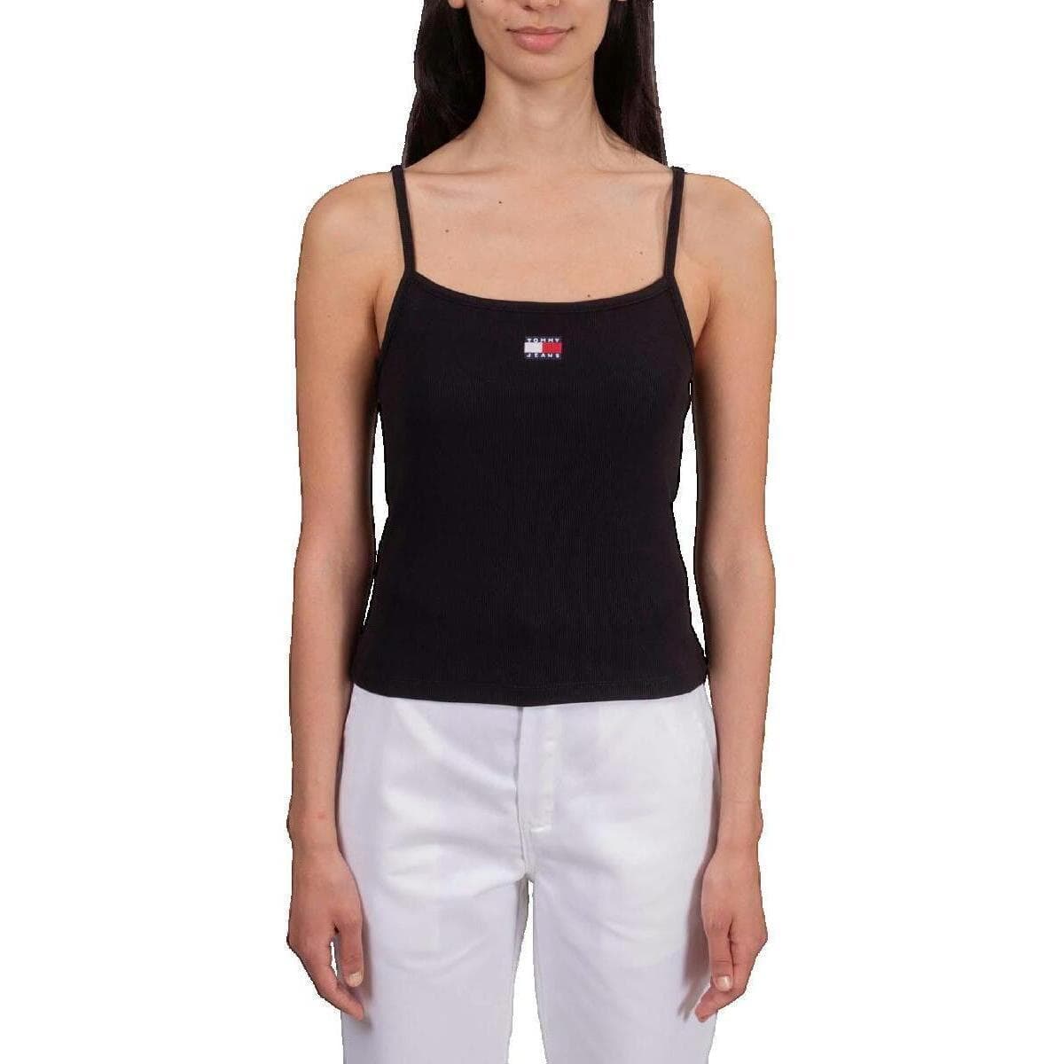 Women's Sleeveless Tops Tommy Hilfiger Black