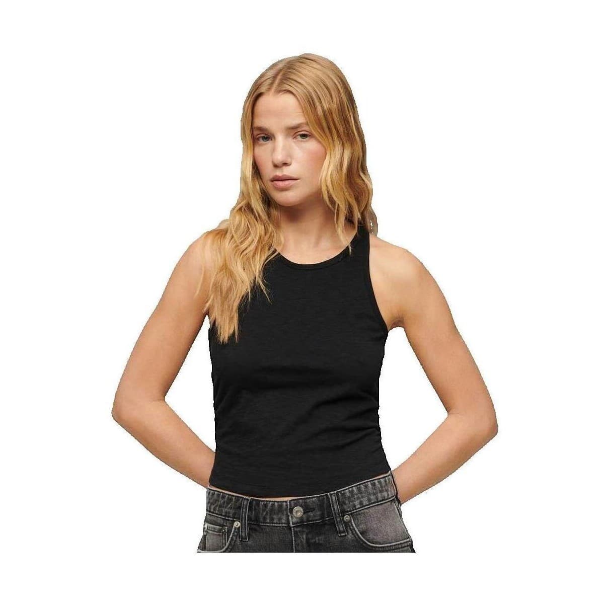 Women's Sleeveless Tops Superdry Black