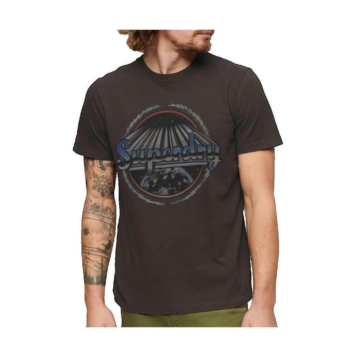Men's T-Shirts Superdry Gray