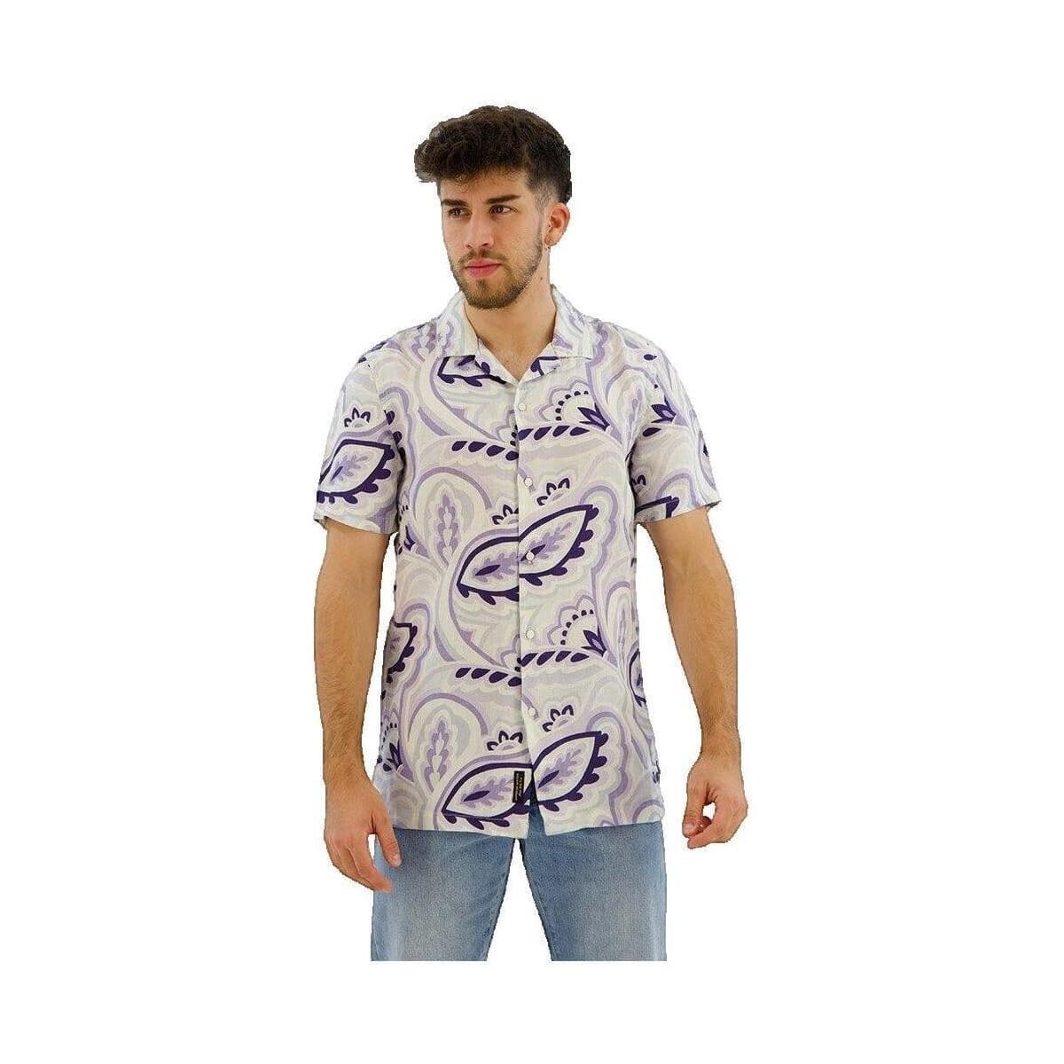 Men's Shirts Superdry Gray