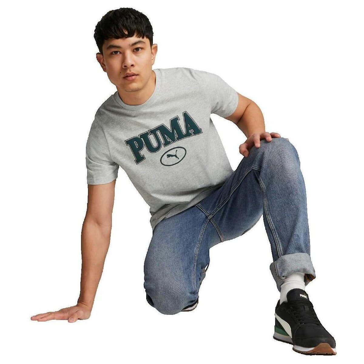 Men's T-Shirts Puma Gray
