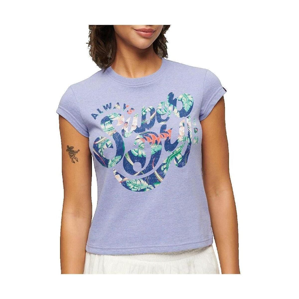 Women's T-Shirts Superdry Multicolor