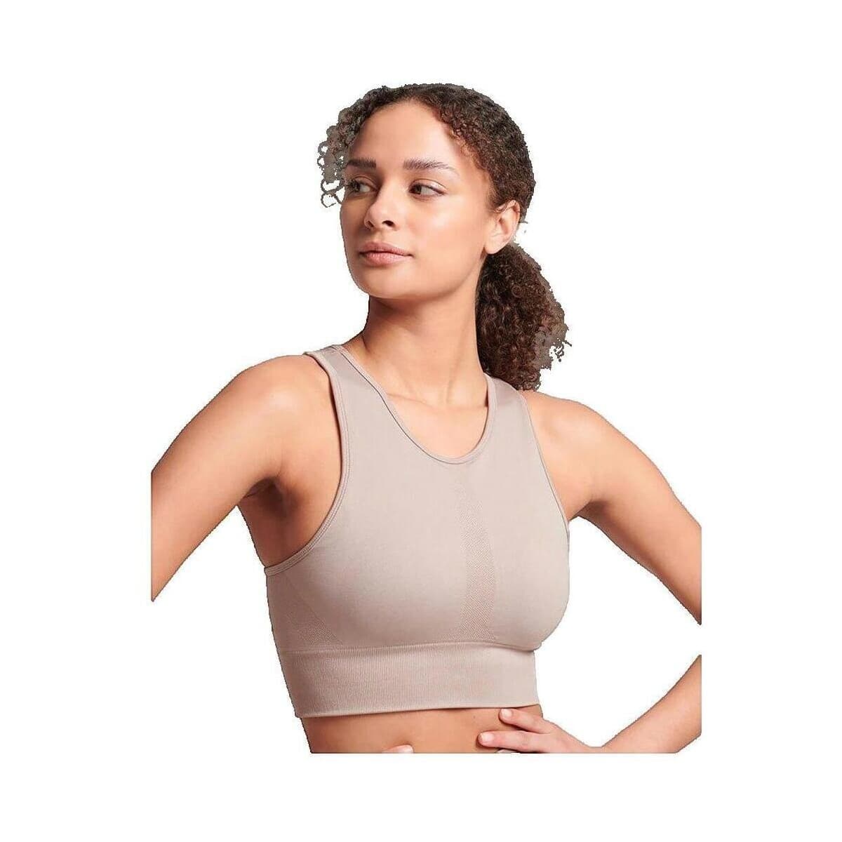 Women's Sleeveless Tops Superdry Gray