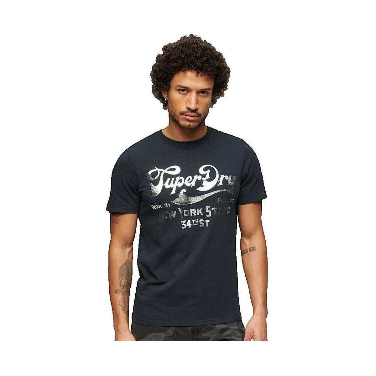 Men's T-Shirts Superdry Blue