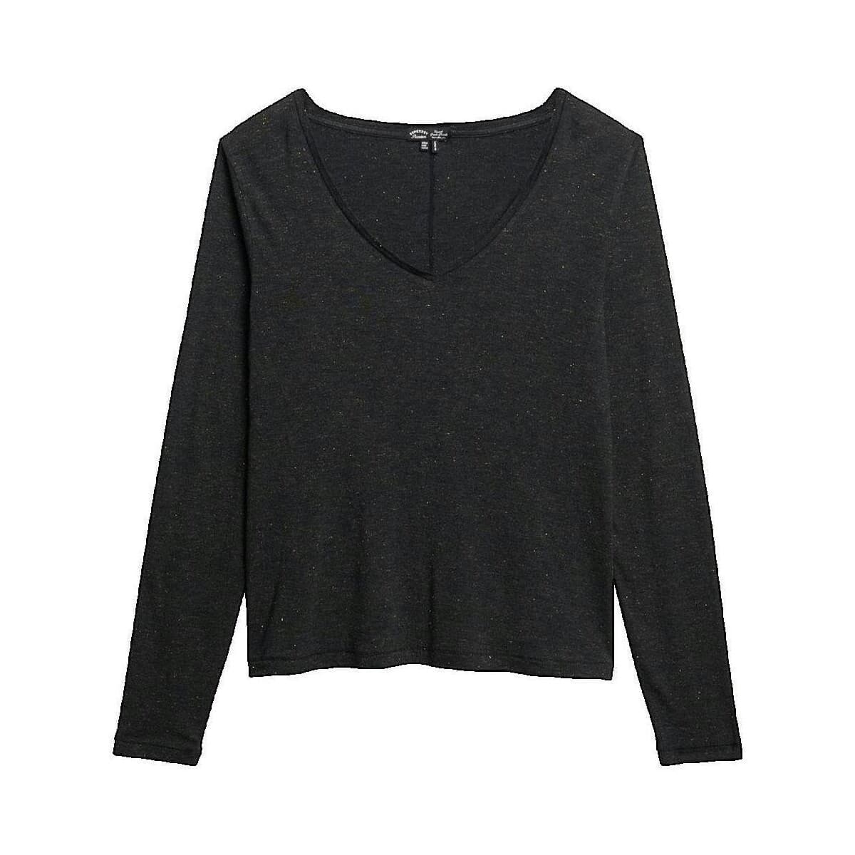 Women's T-Shirts Superdry Black