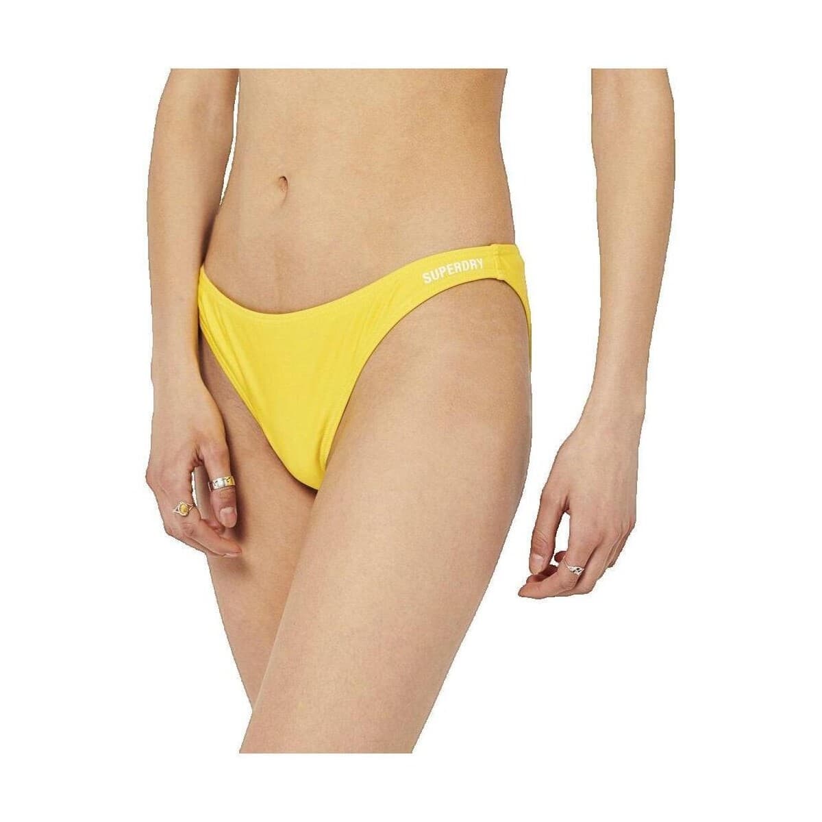 Μαγιό μόνο το πάνω ή κάτω μέρος Superdry Bas de bikini Code Essential jaune