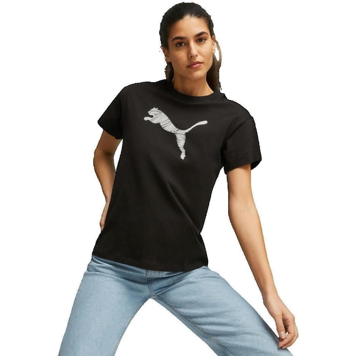 Women's T-Shirts Puma Black