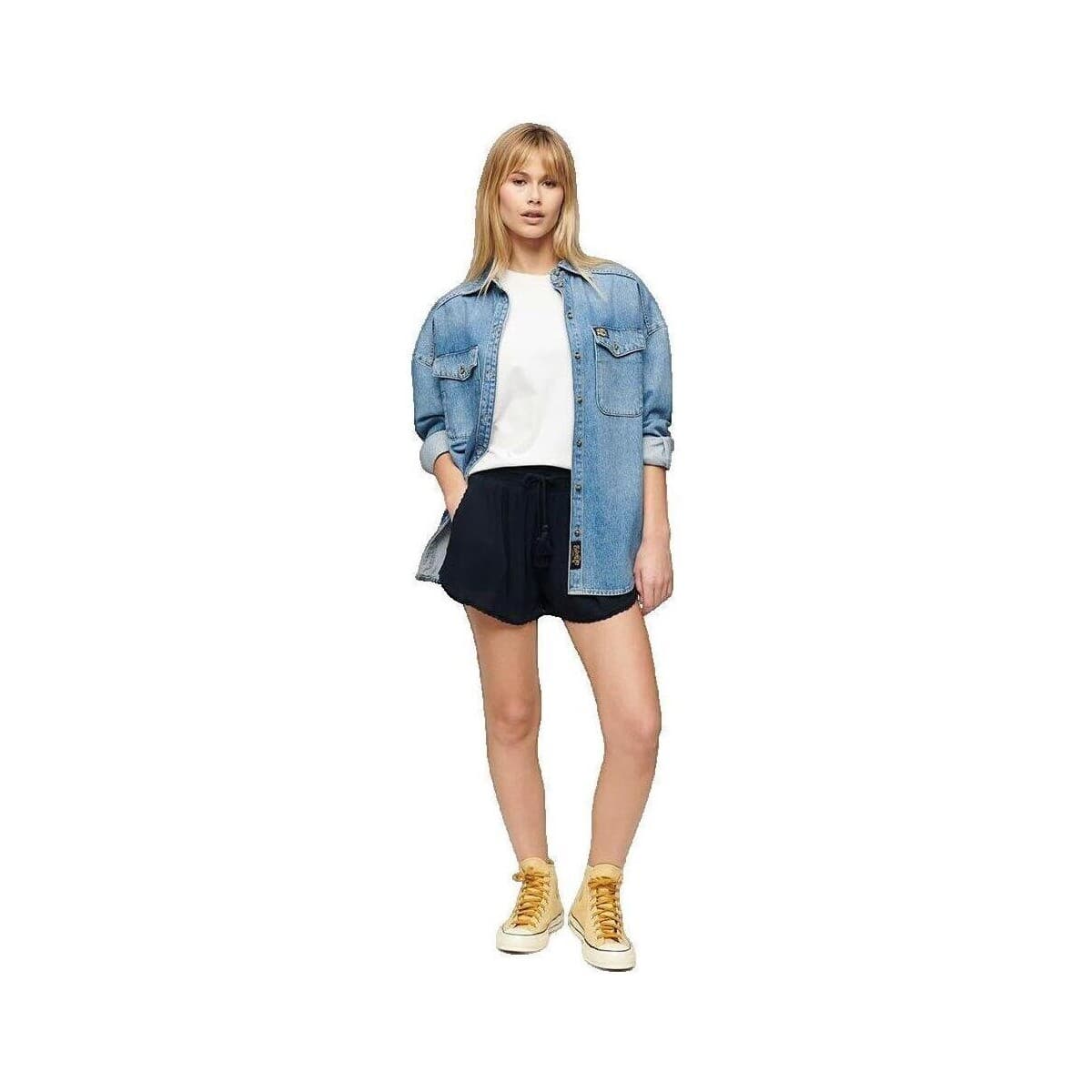 Women's Shorts Superdry Blue