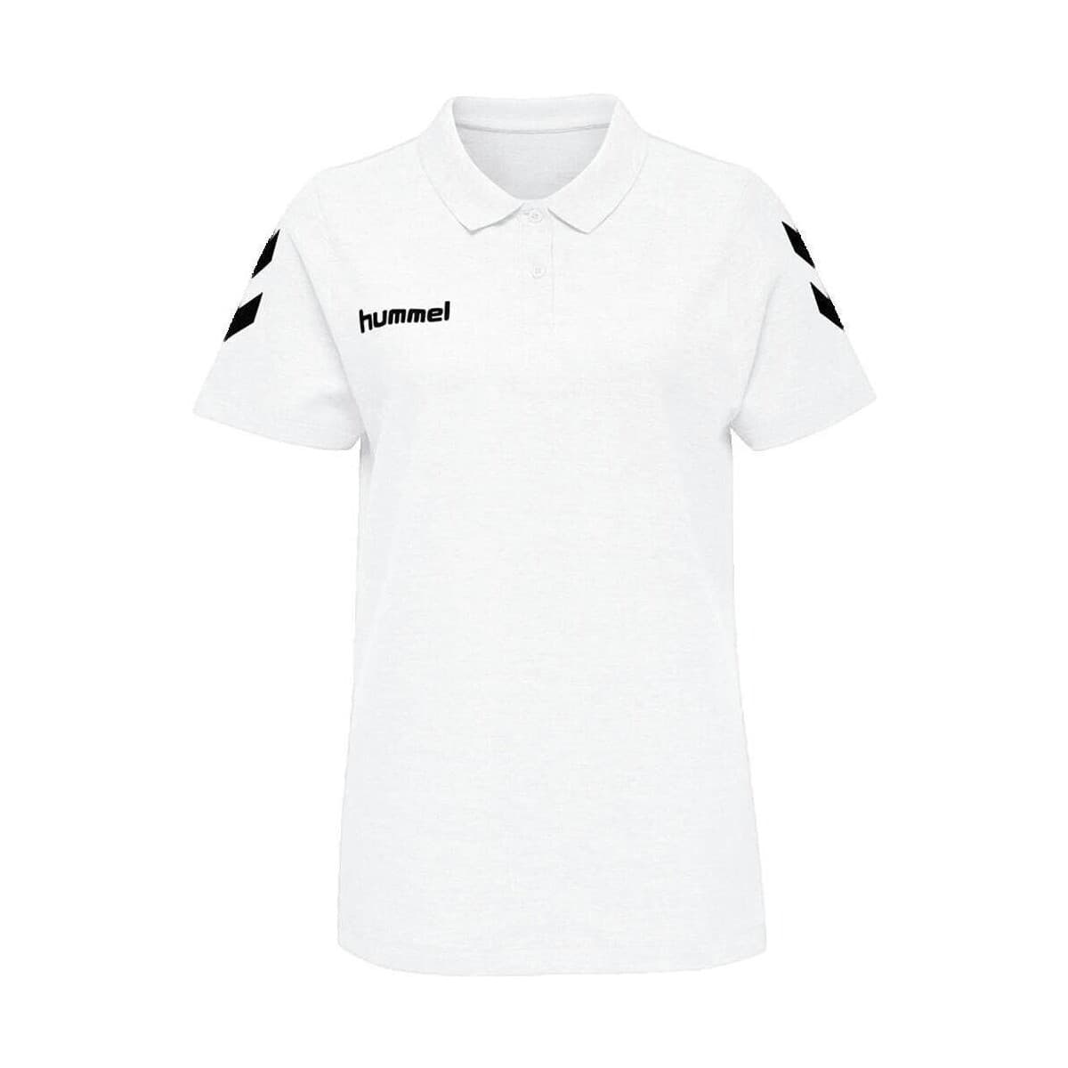 Πόλο με κοντά μανίκια hummel Polo Go Cotton manches courtes noir