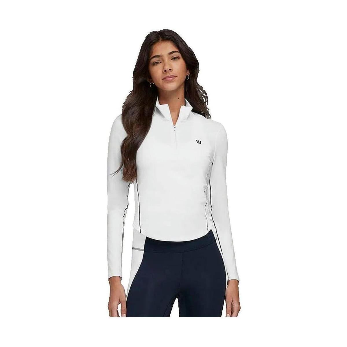 Ζακέτα Wilson Sweat Brentwood Half Zip Blanc