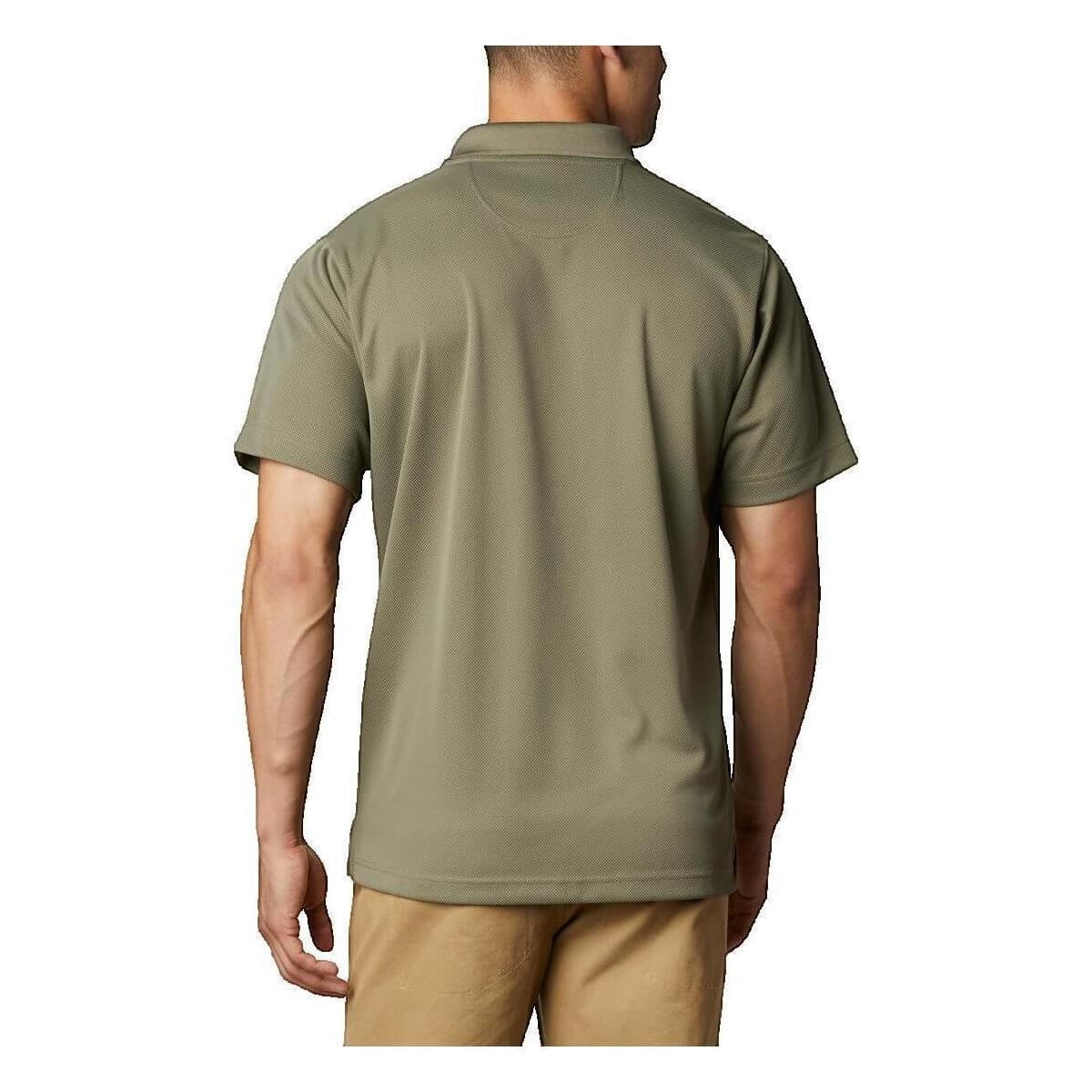 Men's Polo Shirts Columbia Green