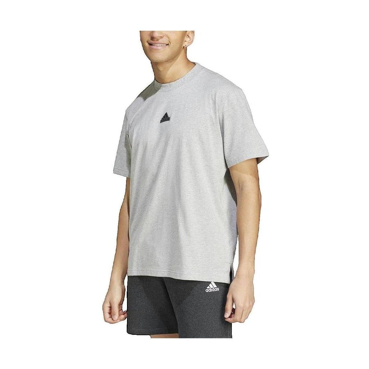 T-shirt με κοντά μανίκια adidas T-shirt ample gris