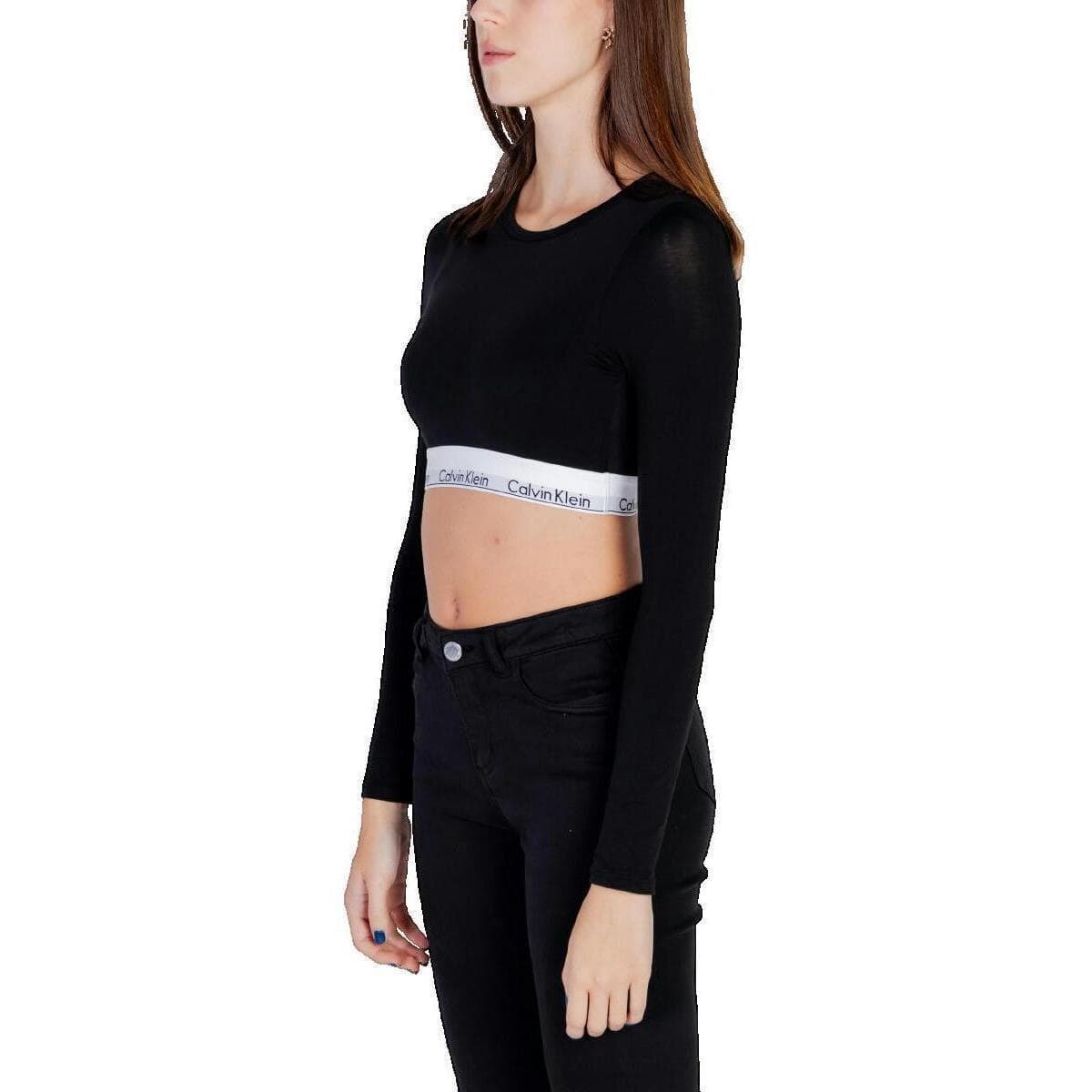 Women's T-Shirts Calvin Klein Black