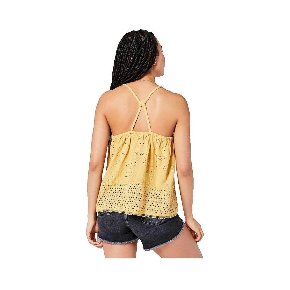 Women's Sleeveless Tops Superdry Yellow