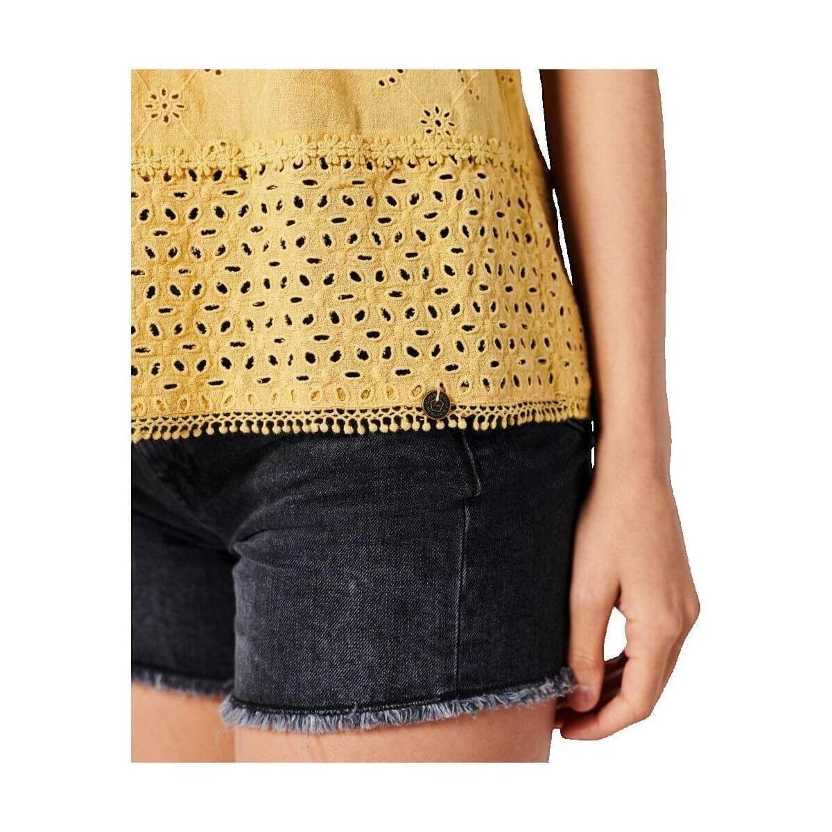 Women's Sleeveless Tops Superdry Yellow