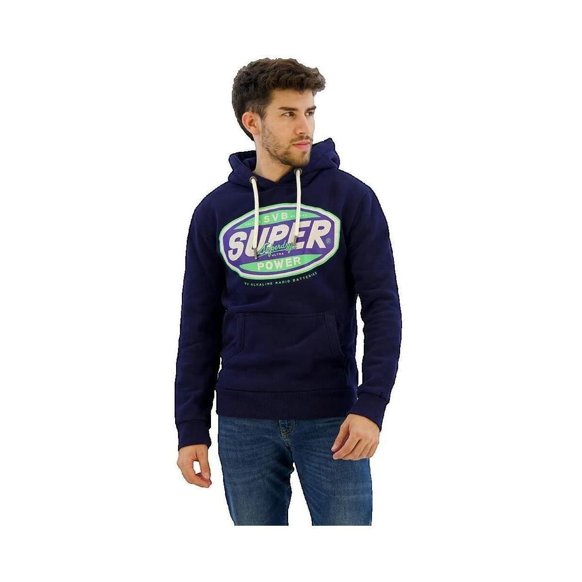 T-shirt με κουκούλα Superdry Sweat à capuche Gasoline Workwear rouge