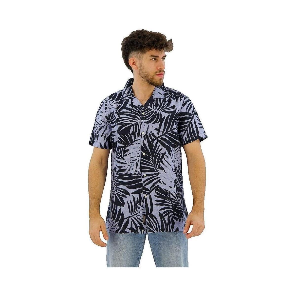 Men's Shirts Superdry Gray