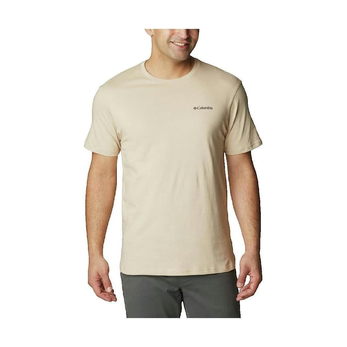 T-shirt με κοντά μανίκια Columbia T-shirt Barton Springs Beige