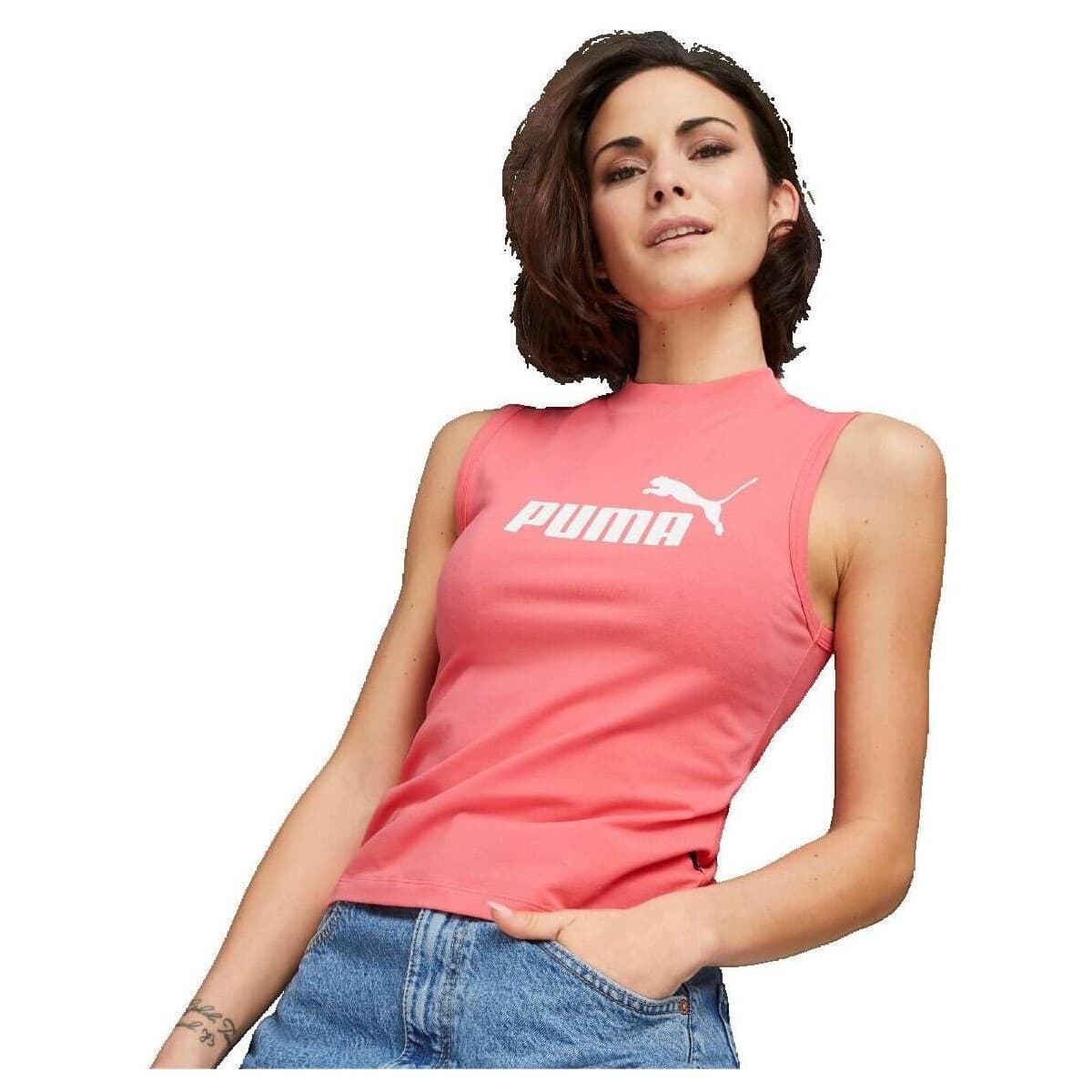 Women's Sleeveless Tops Puma Pink