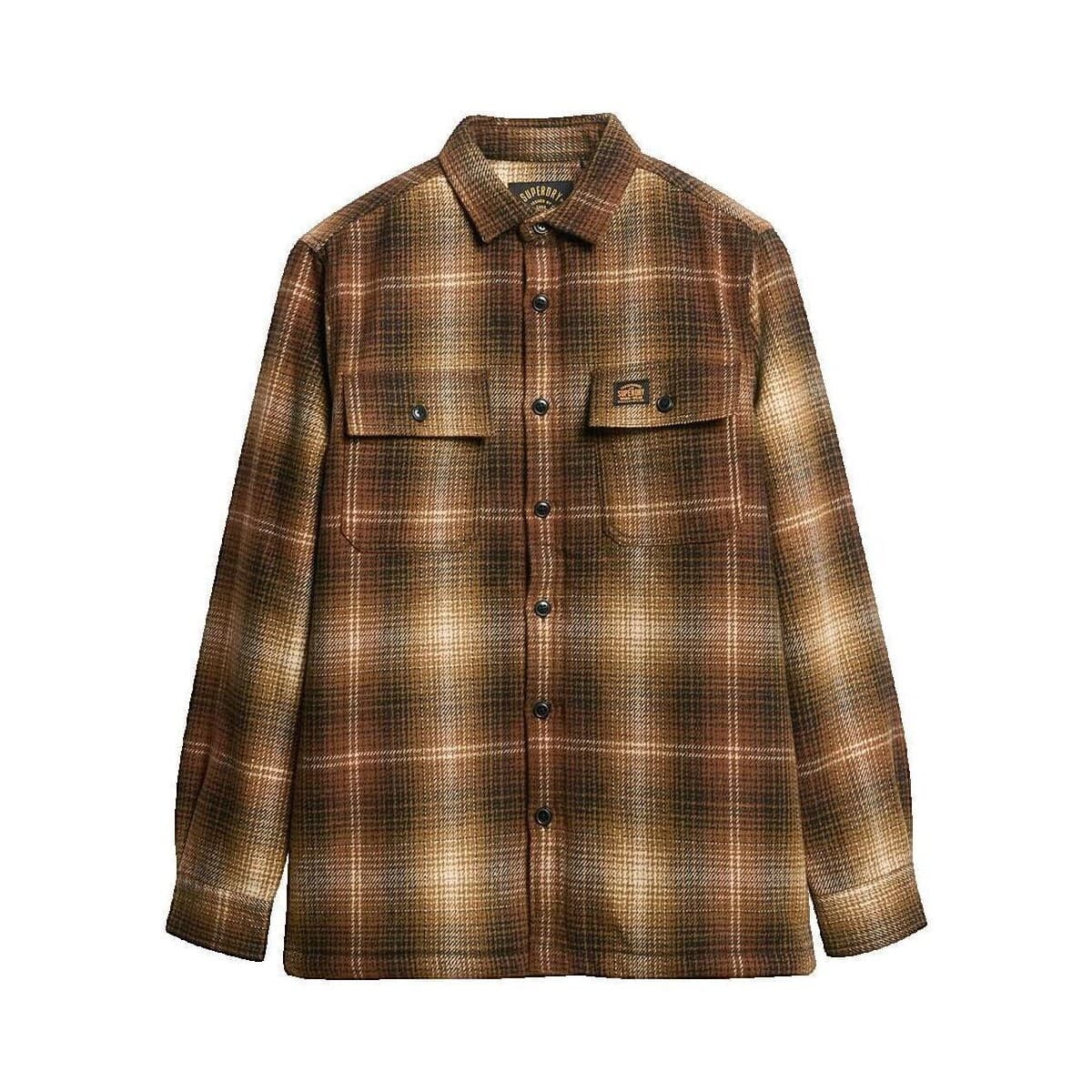 Men's Shirts Superdry Brown