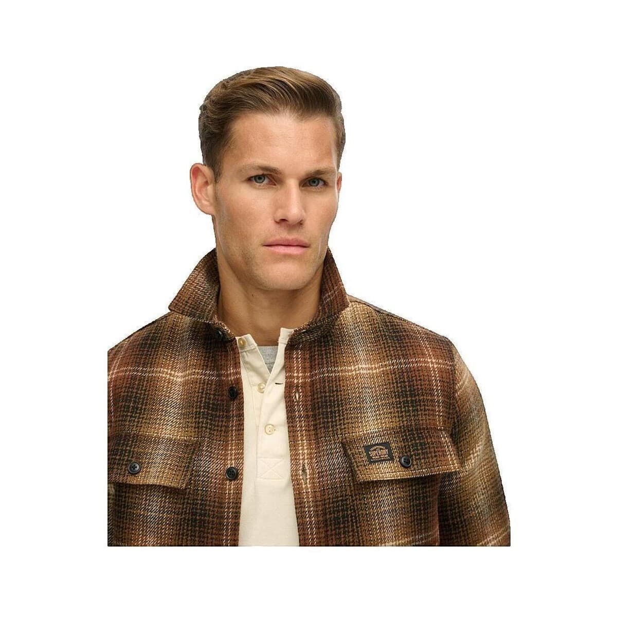 Men's Shirts Superdry Brown