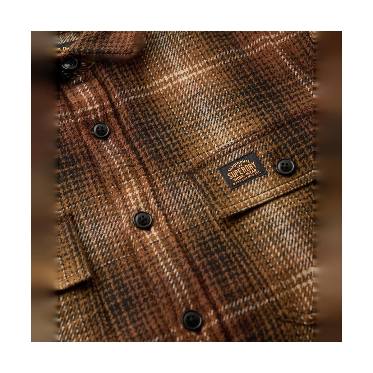 Men's Shirts Superdry Brown