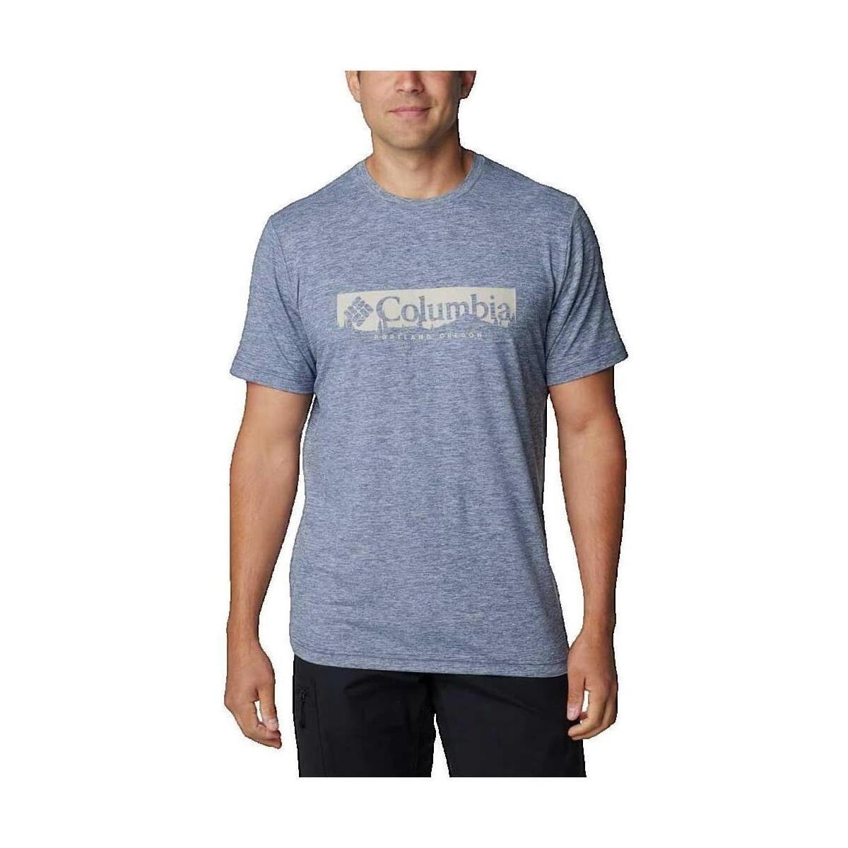 T-shirt με κοντά μανίκια Columbia T-shirt Kwick Hike gris