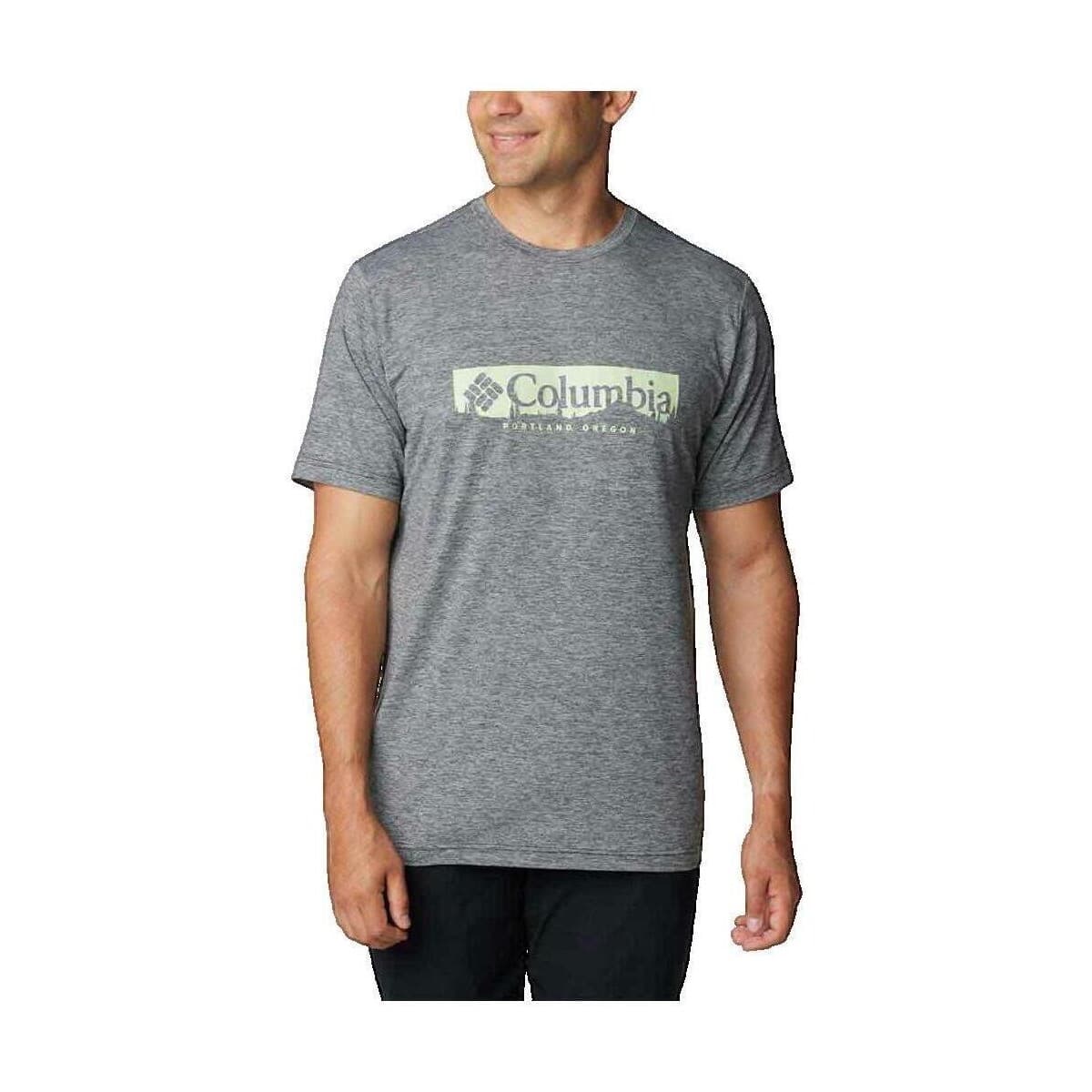 T-shirt με κοντά μανίκια Columbia T-shirt Kwick Hike gris