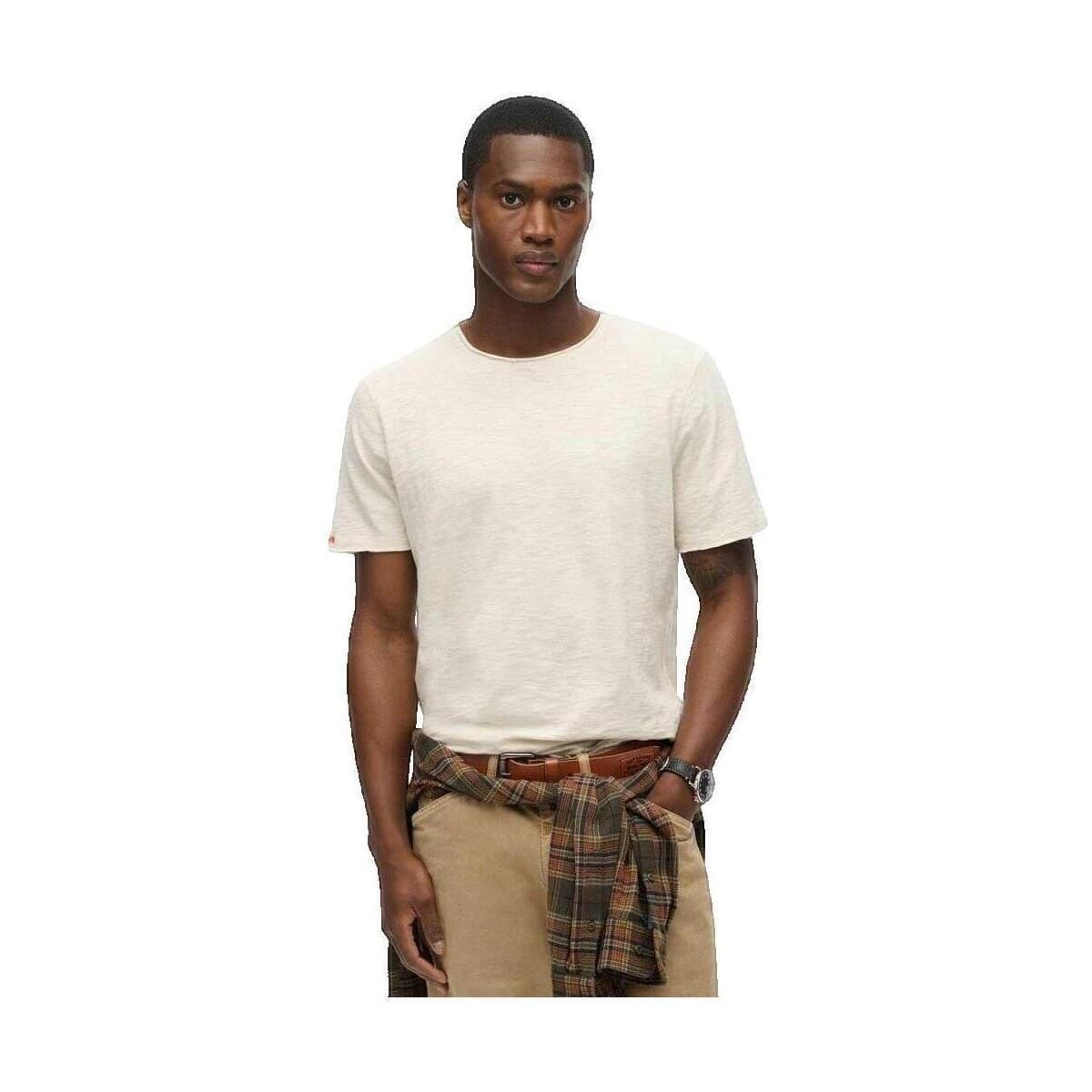 Men's T-Shirts Superdry Beige