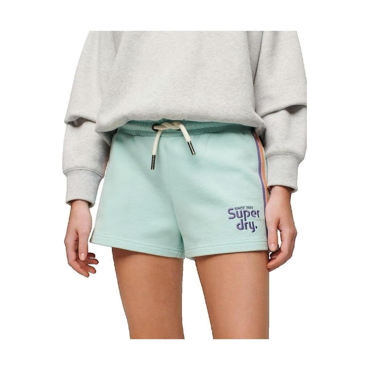 Women's Shorts Superdry Gray