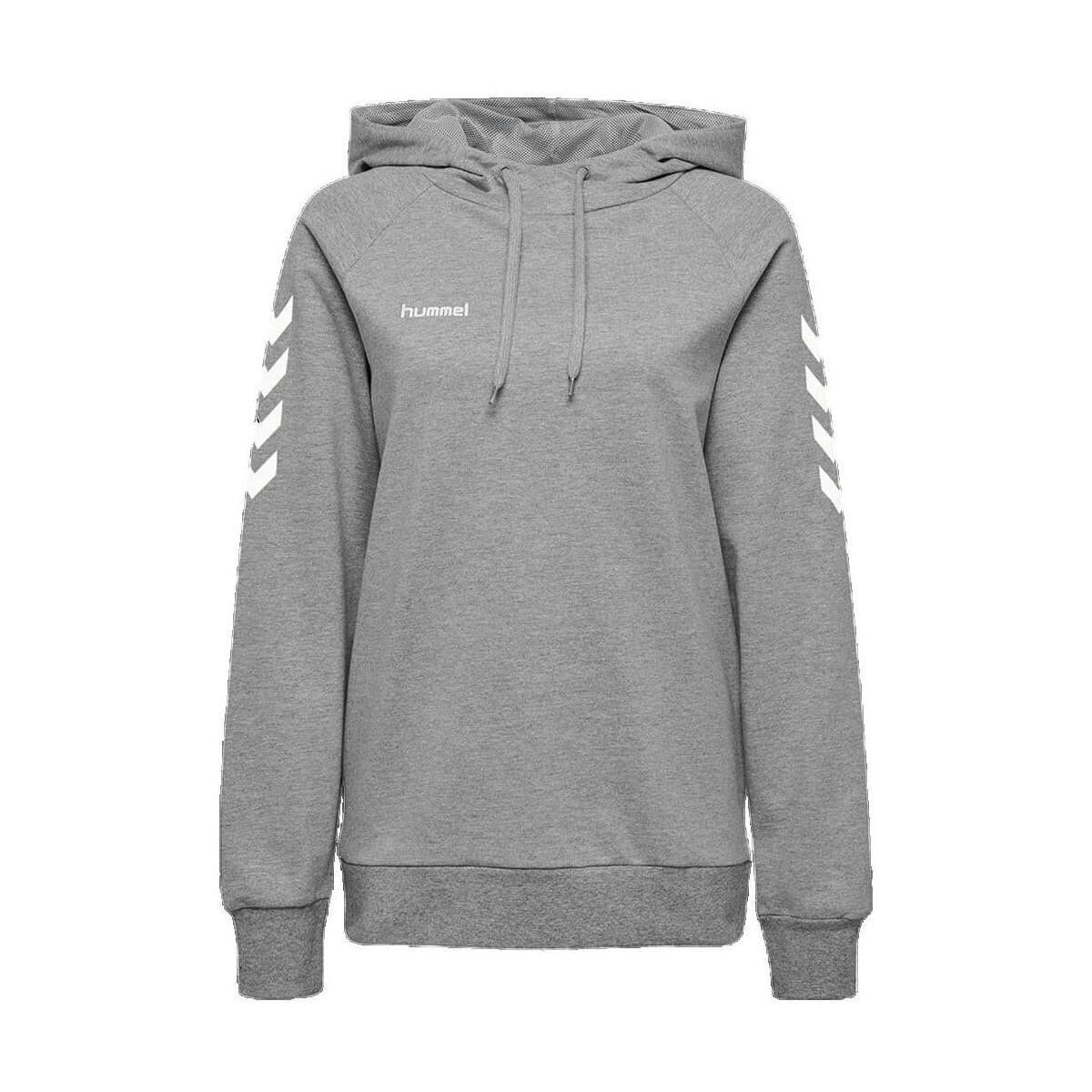 T-shirt με κουκούλα hummel Sweat à capuche gris pour femme