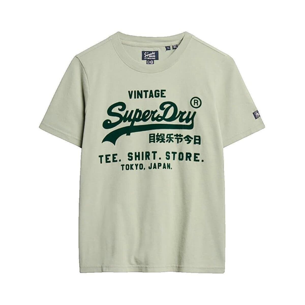 T-shirt με κοντά μανίκια Superdry T-shirt Classic Vintage Logo Graphic décontracté