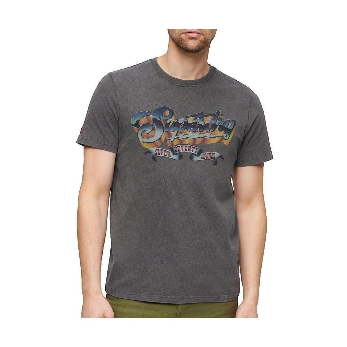Men's T-Shirts Superdry Gray