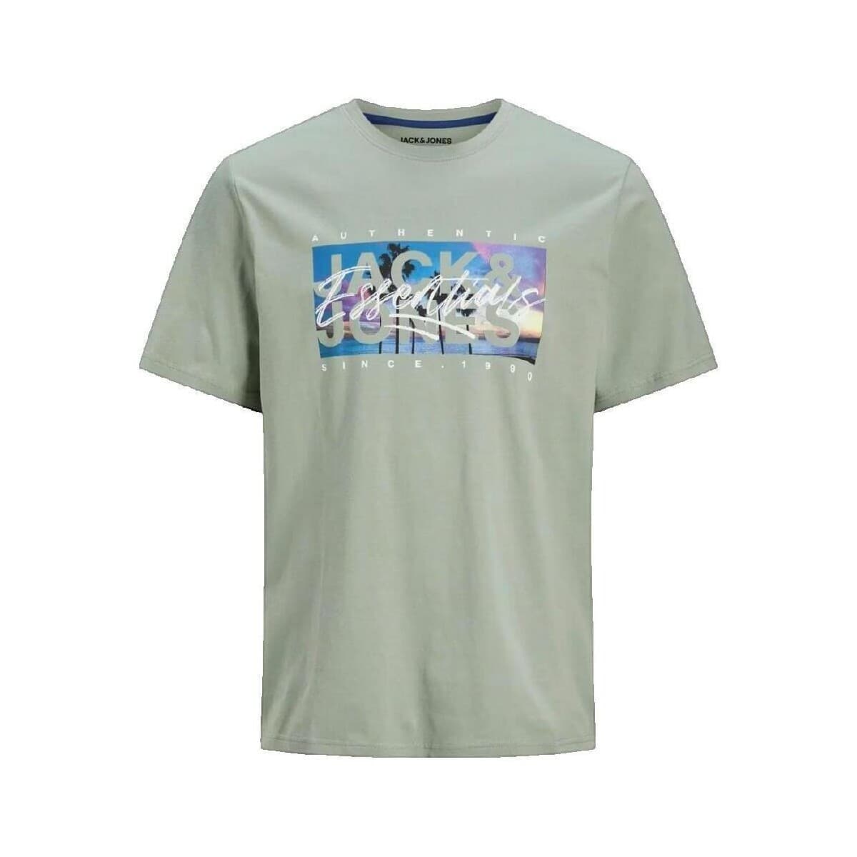 T-shirt με κοντά μανίκια Jack & Jones T-shirt Jack Jones Colton Photoprint vert