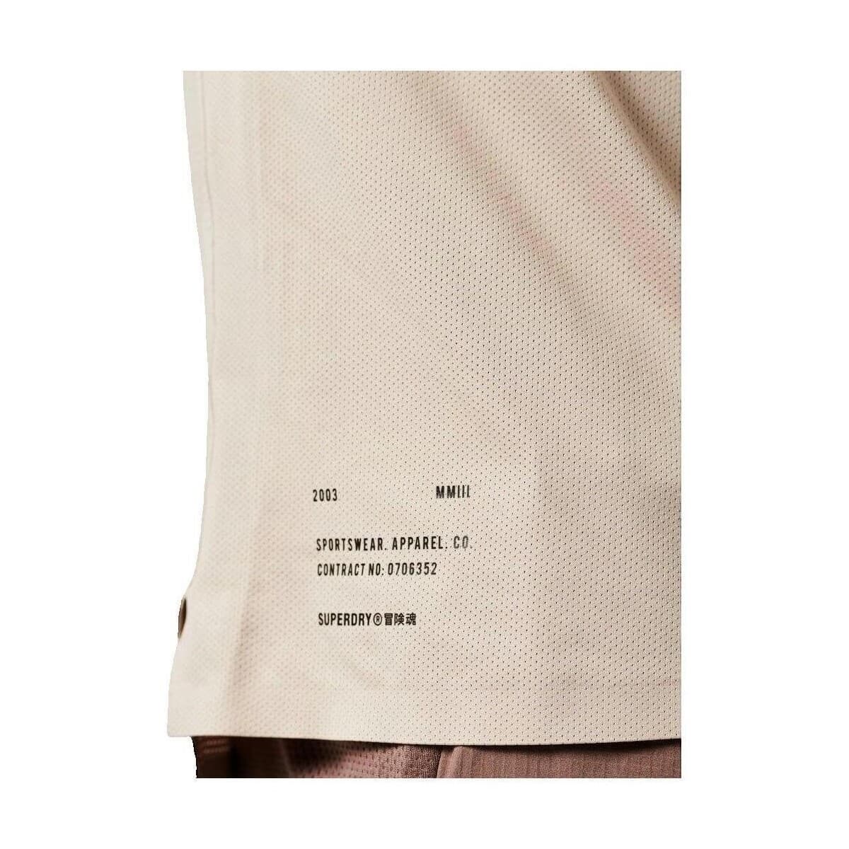 Men's T-Shirts Superdry Beige