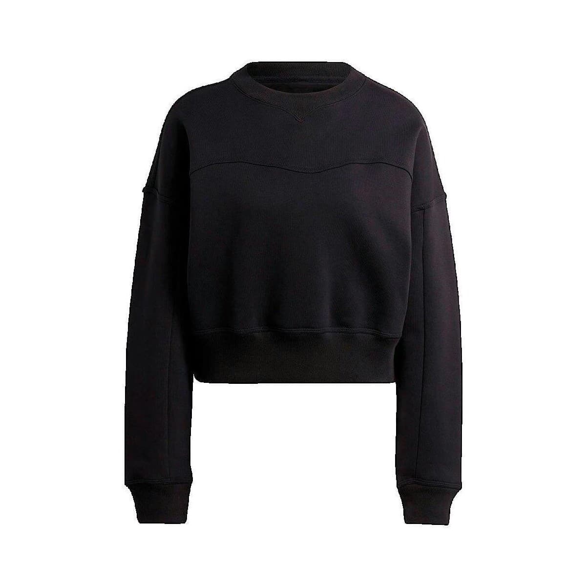 Αθλητικό T-shirt adidas Sweat-shirt coupe large col côtelé