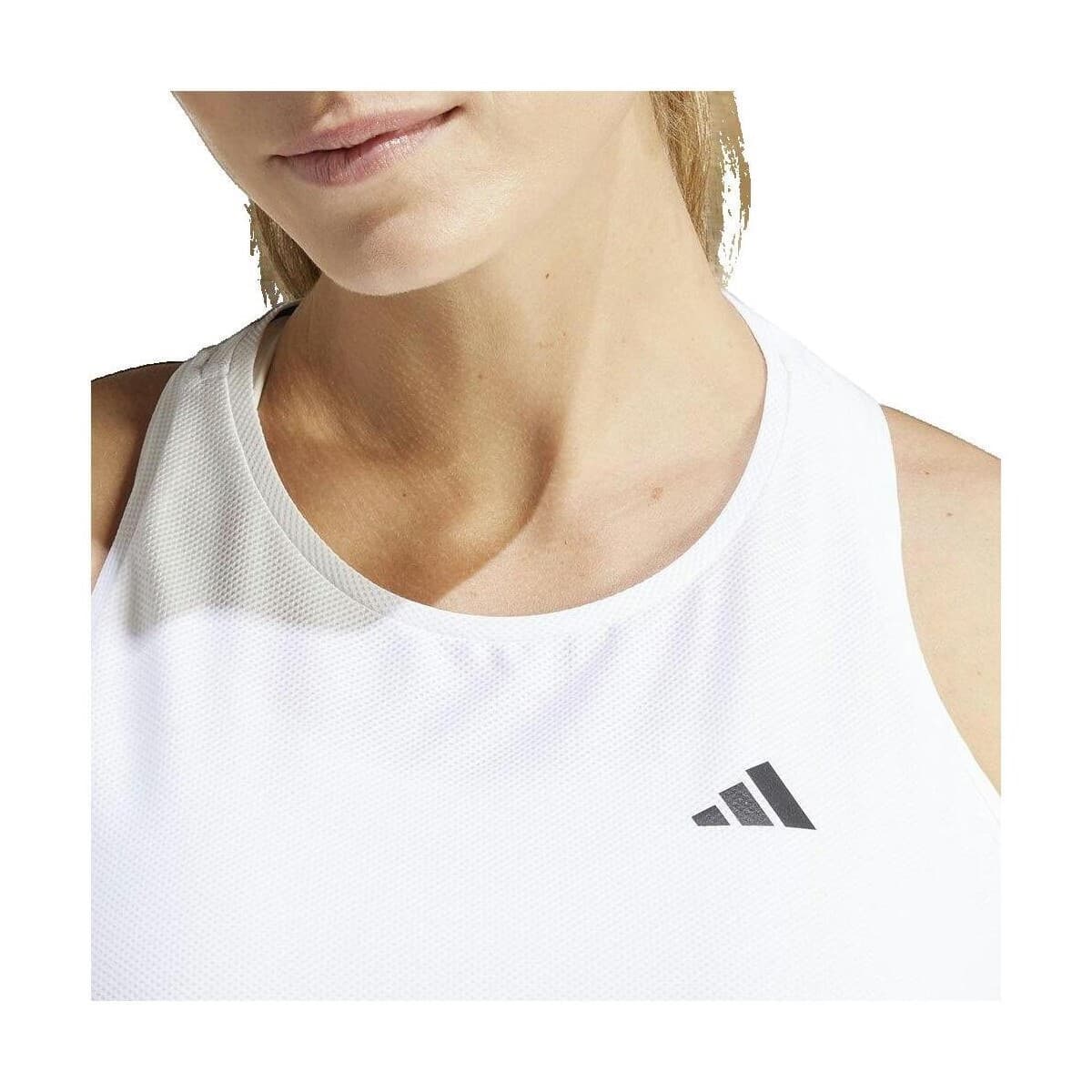 Women's Sleeveless Tops adidas White